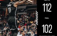 西蒙斯早早6犯无伤大雅 杜欧合砍46分助篮网连胜